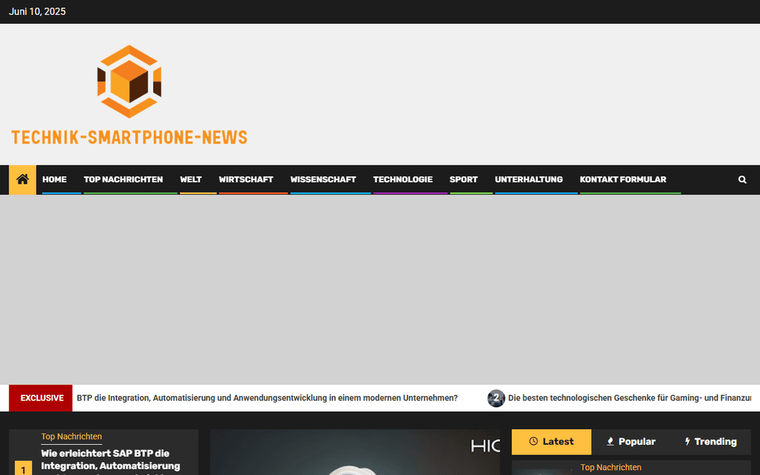 technik-smartphone-news.de publisher screenshot