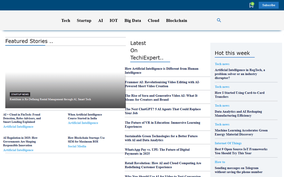 techiexpert.com publisher screenshot