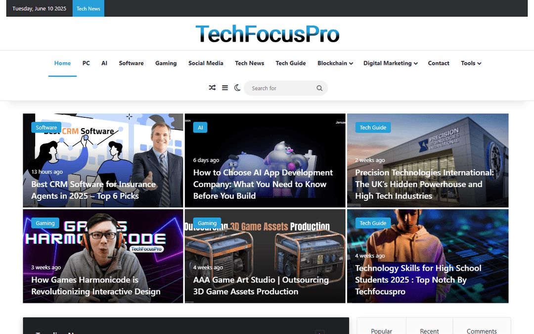 techfocuspro.com publisher screenshot