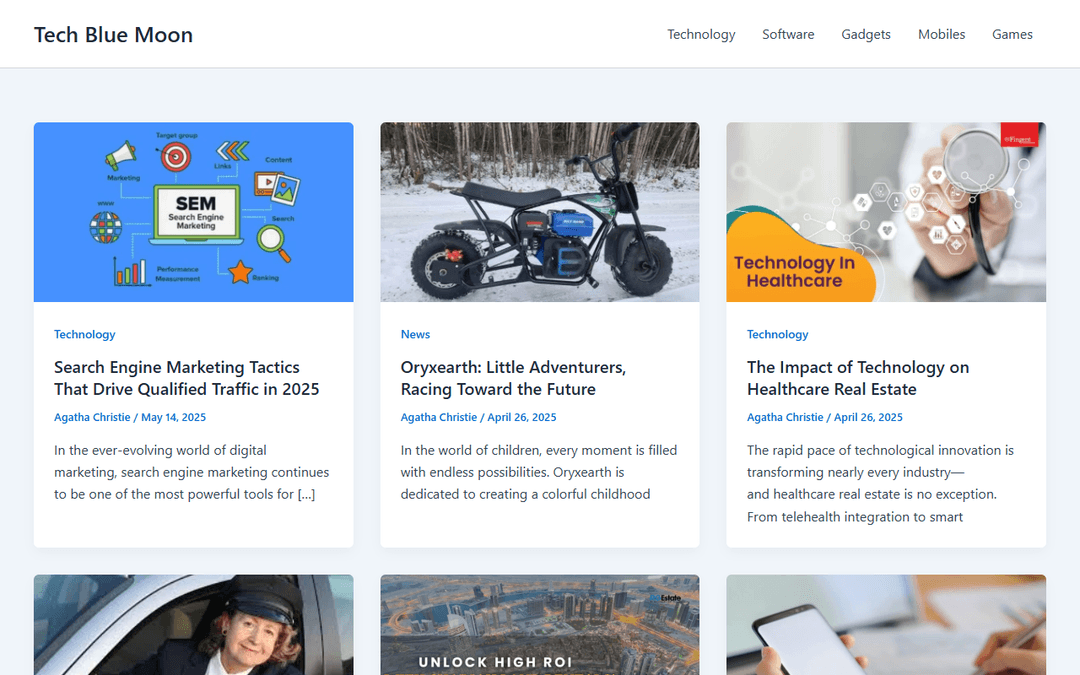 techbluemoon.com publisher screenshot