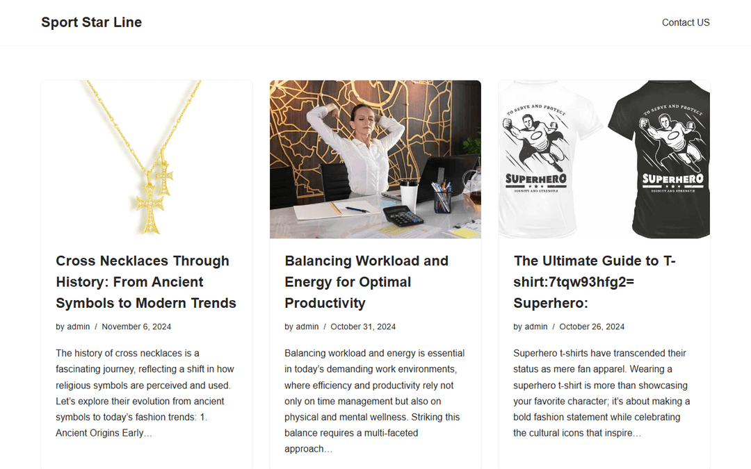 sportstarline.us publisher screenshot