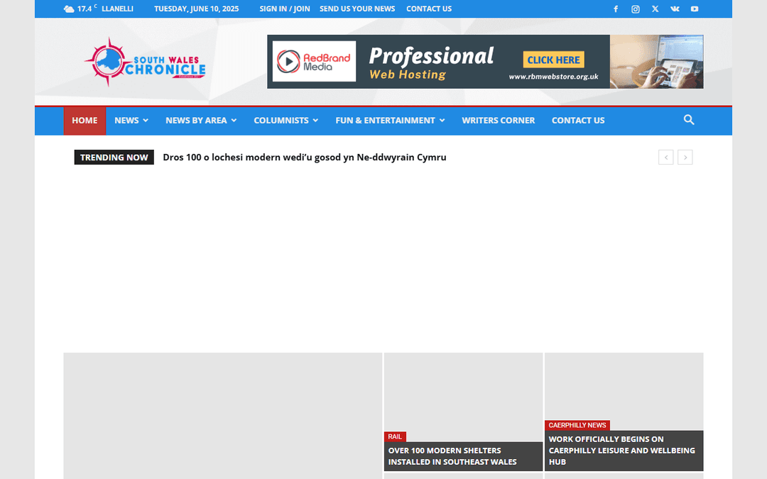 southwaleschronicle.co.uk publisher screenshot