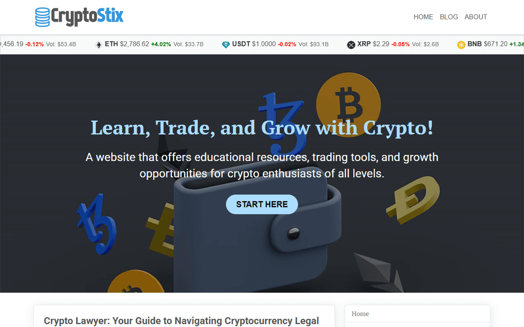 cryptostix.com publisher screenshot