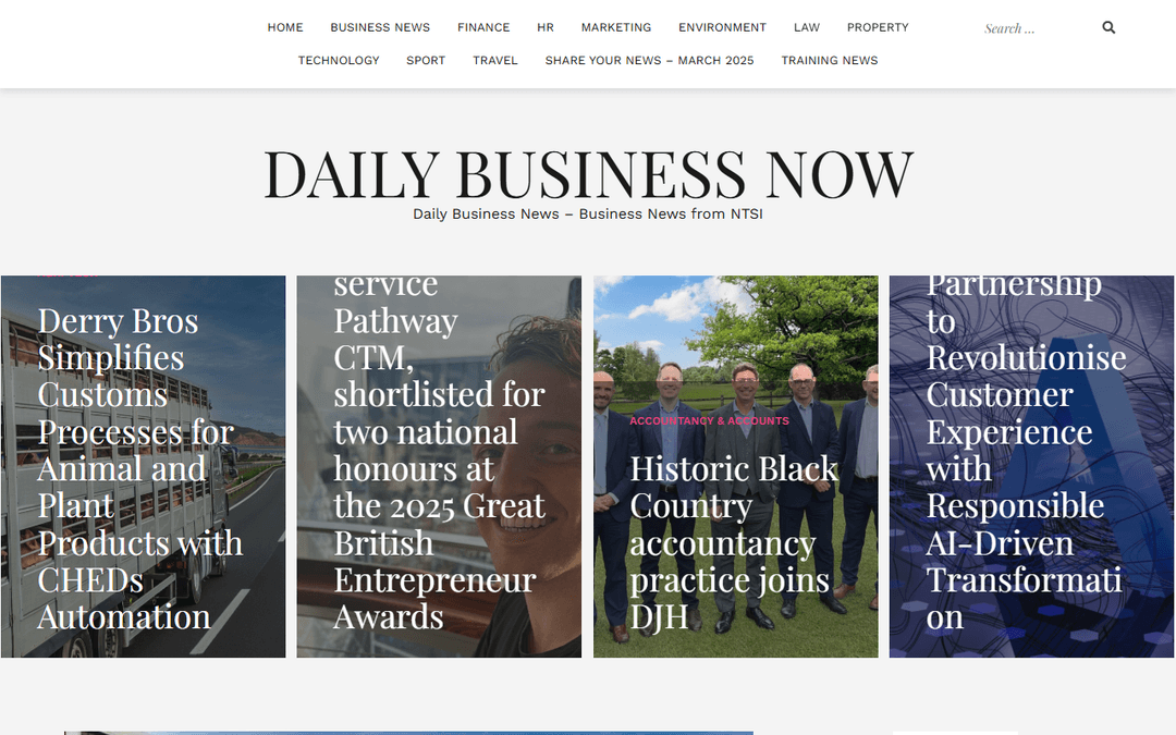 dailybusinessnow.com publisher screenshot