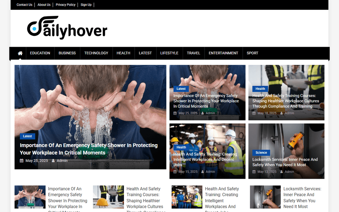 dailyhover.com publisher screenshot