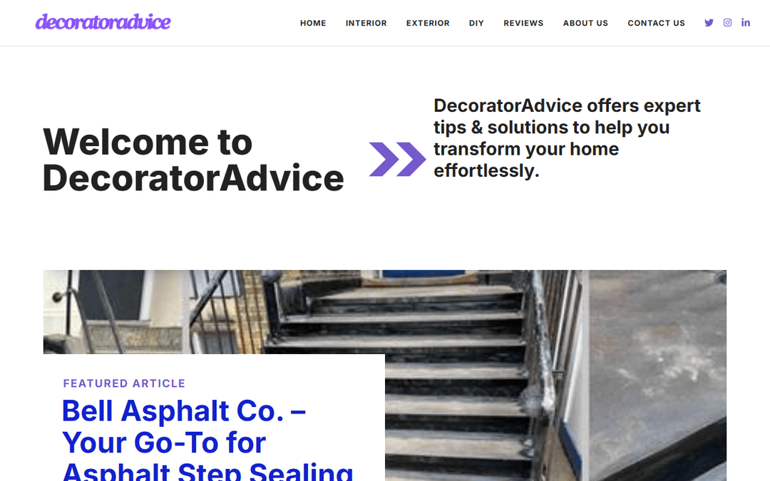 decoratoradvice.org publisher screenshot