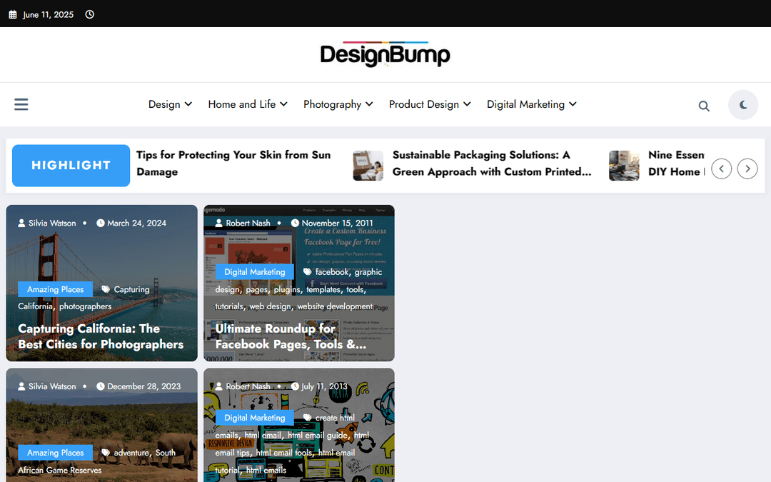 designbump.com publisher screenshot