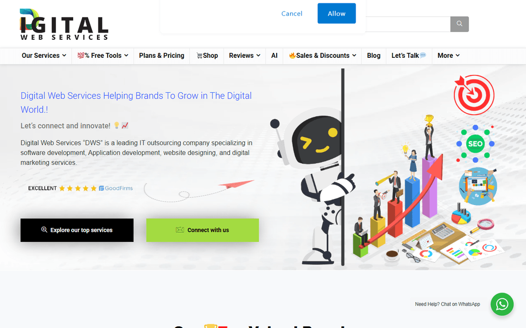 digital-web-services.com publisher screenshot