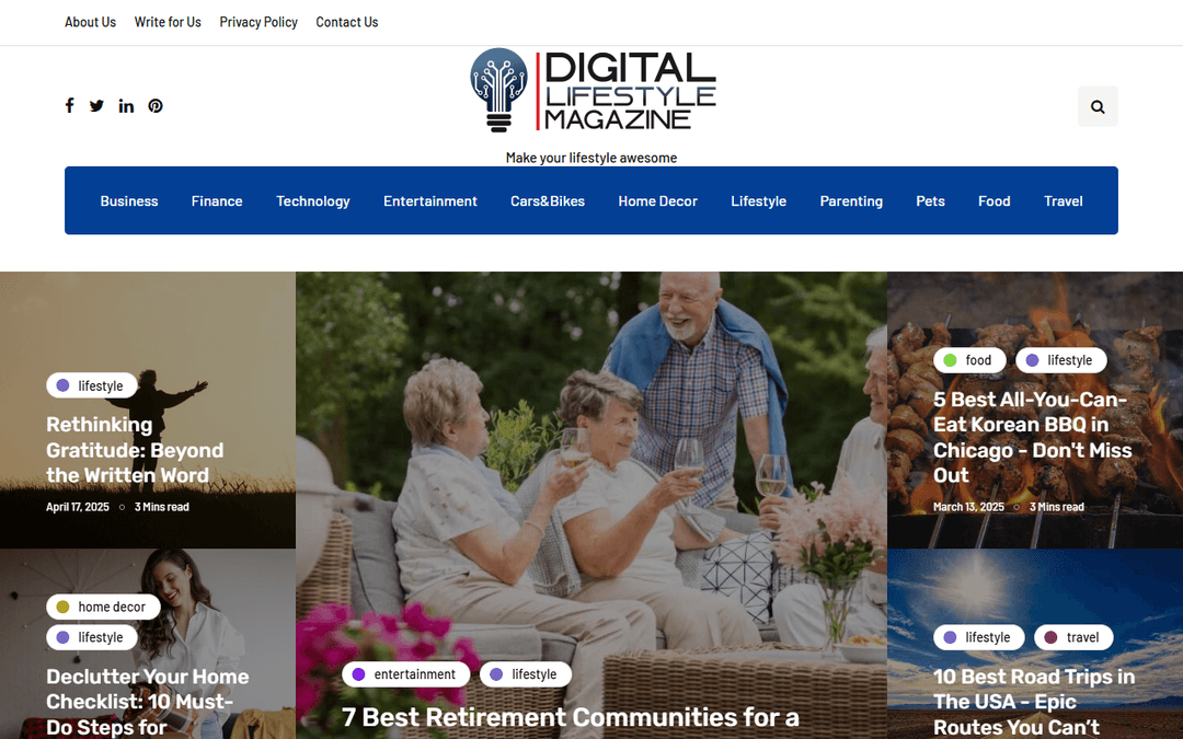digitallifestylemag.com publisher screenshot