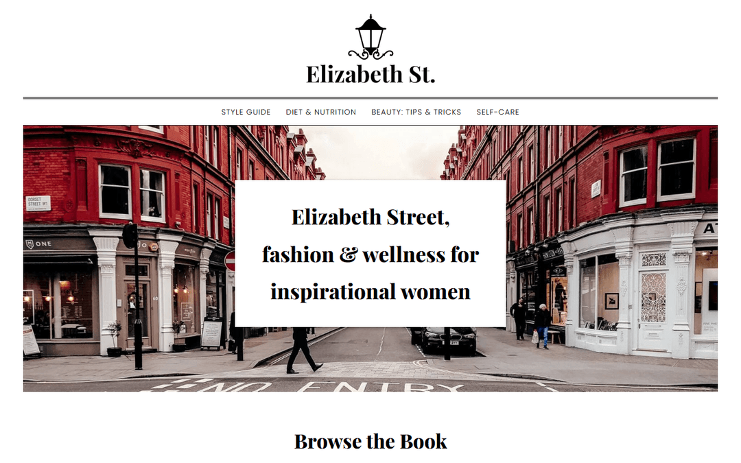 elizabethstreet.com publisher screenshot