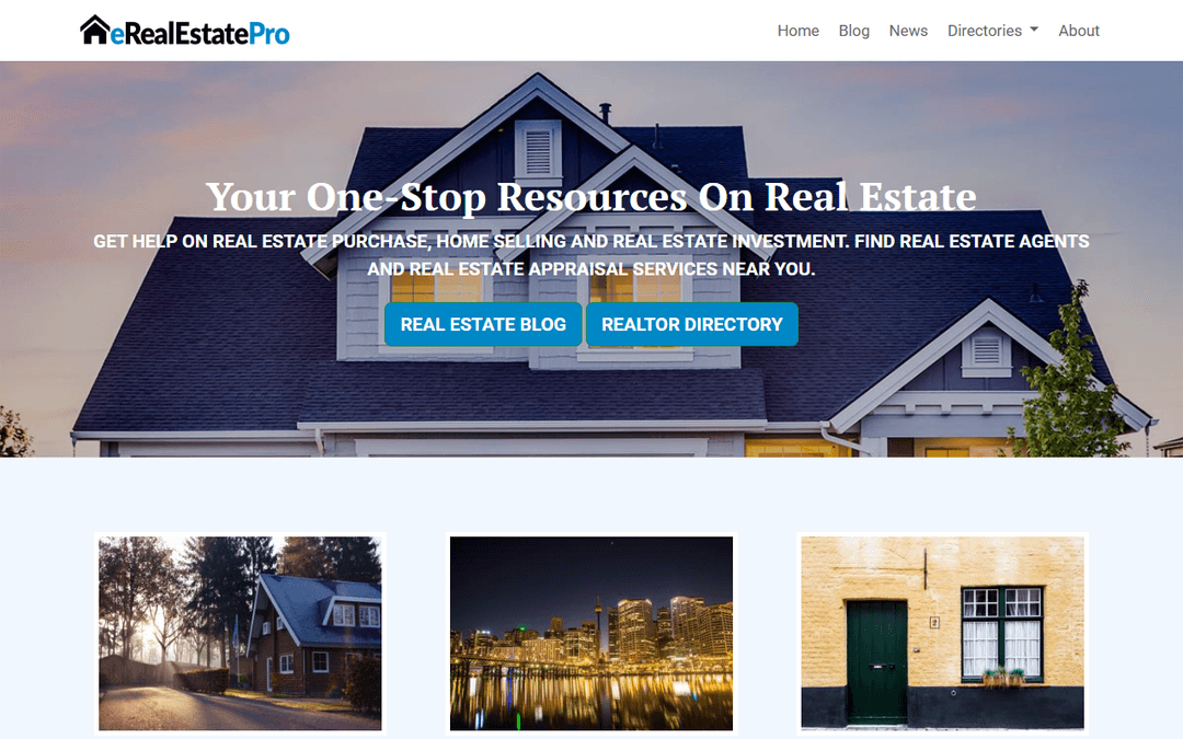erealestatepro.com publisher screenshot