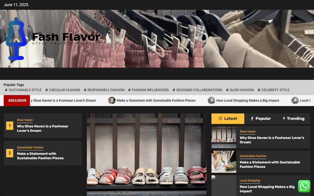 fashflavor.com publisher screenshot