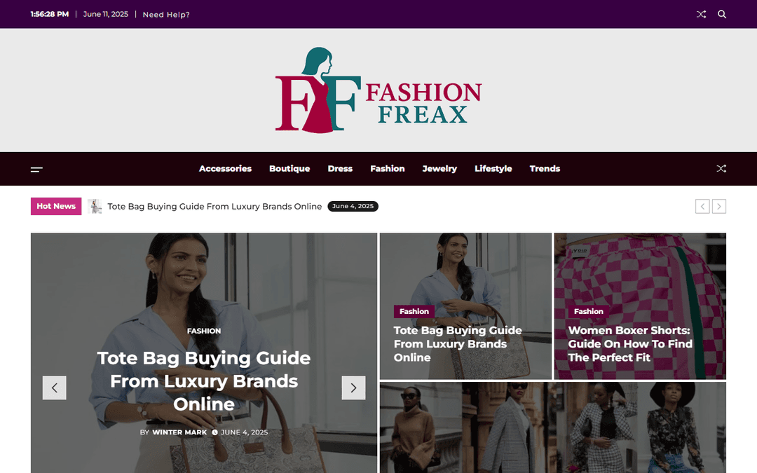 fashionfreax.net publisher screenshot