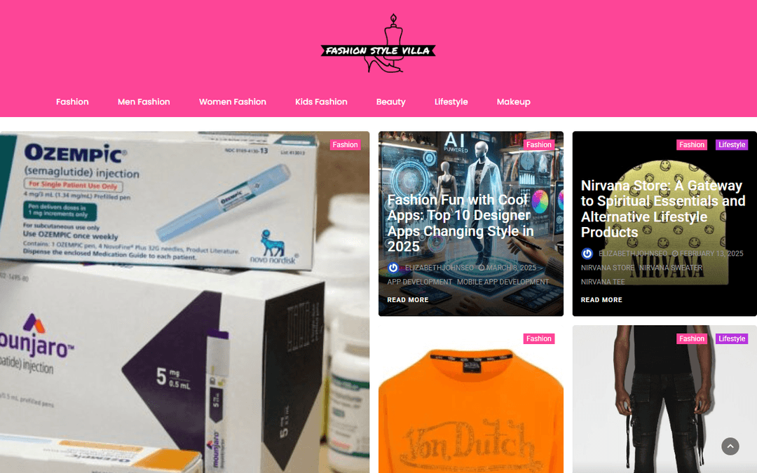fashionstylevilla.com publisher screenshot
