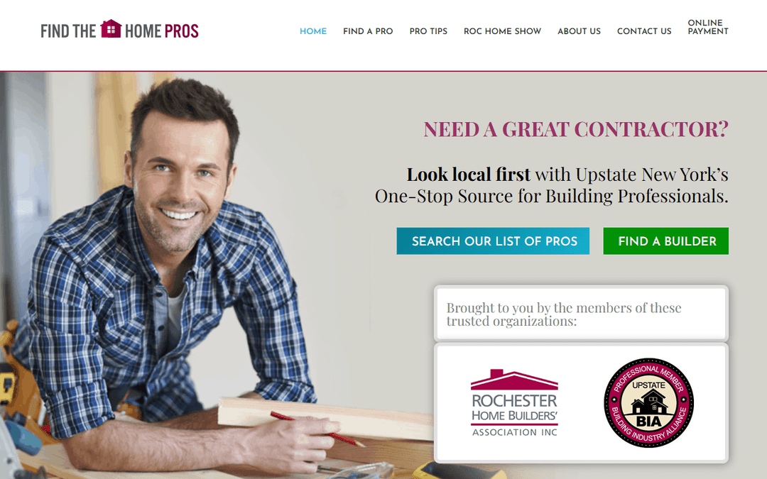 findthehomepros.com publisher screenshot
