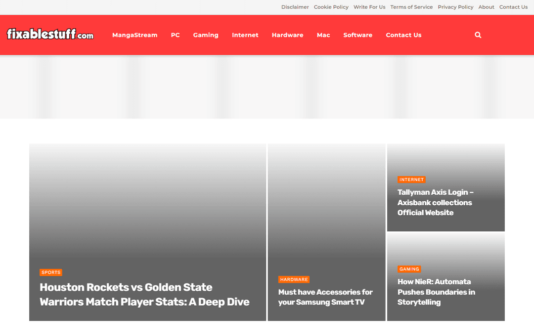 fixablestuff.com publisher screenshot