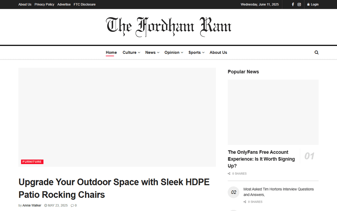 fordhamram.com publisher screenshot