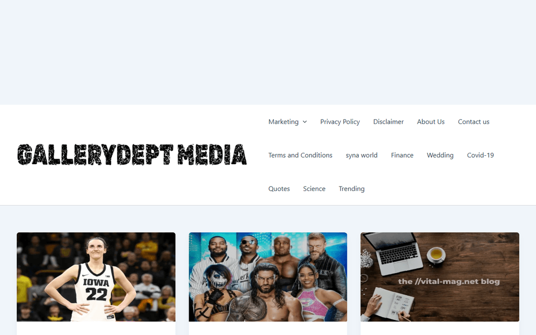 gallerydeptmedia.com publisher screenshot