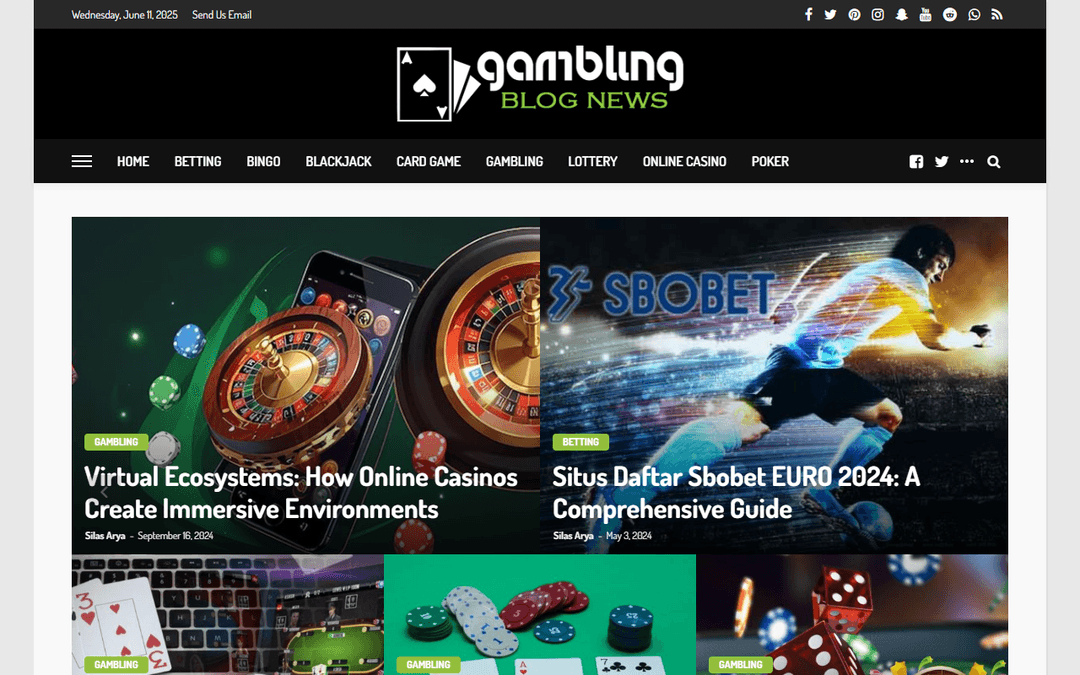 gamblingblognews.com publisher screenshot