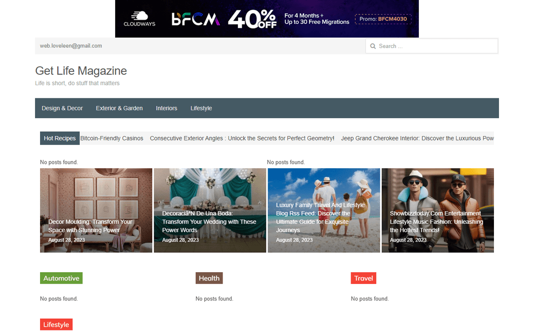 getlifemagazine.com publisher screenshot