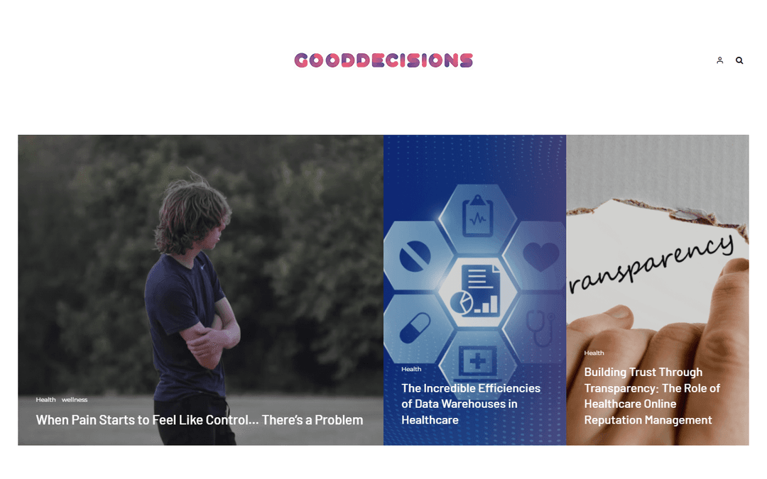 gooddecisions.com publisher screenshot