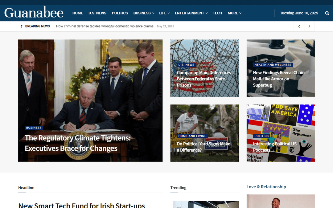 guanabee.com publisher screenshot