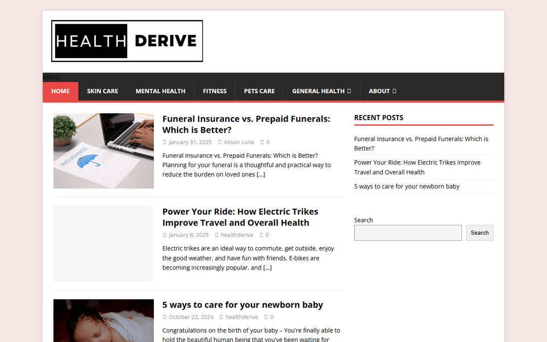 healthderive.com publisher screenshot