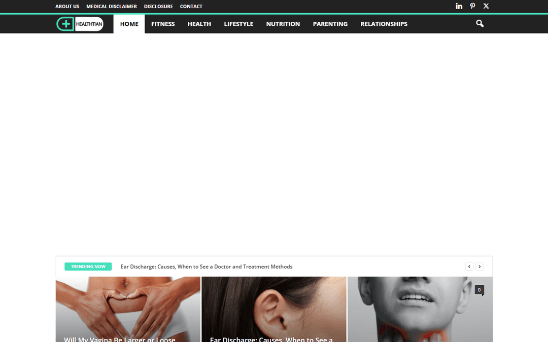 healthtian.com publisher screenshot