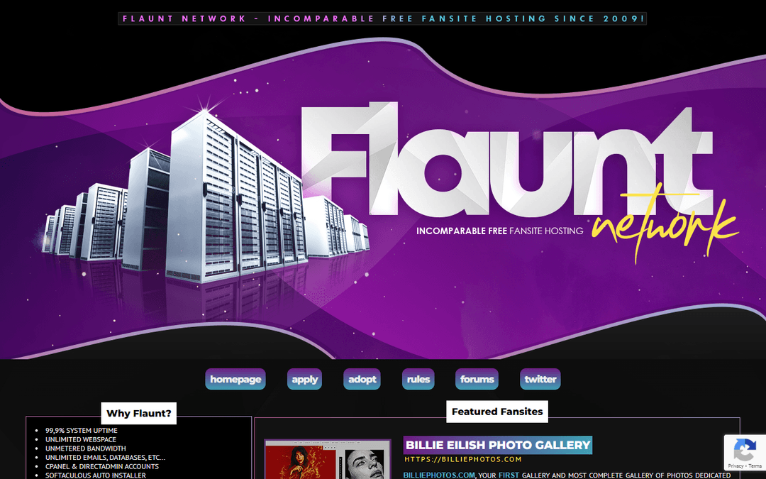 flaunt.nu publisher screenshot