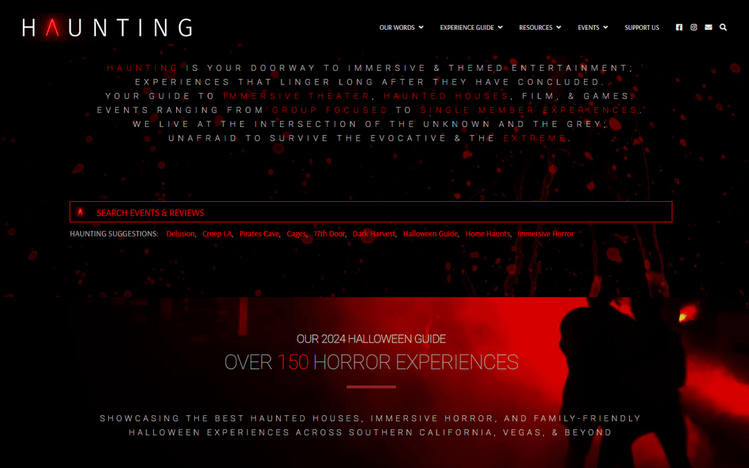 haunting.net publisher screenshot