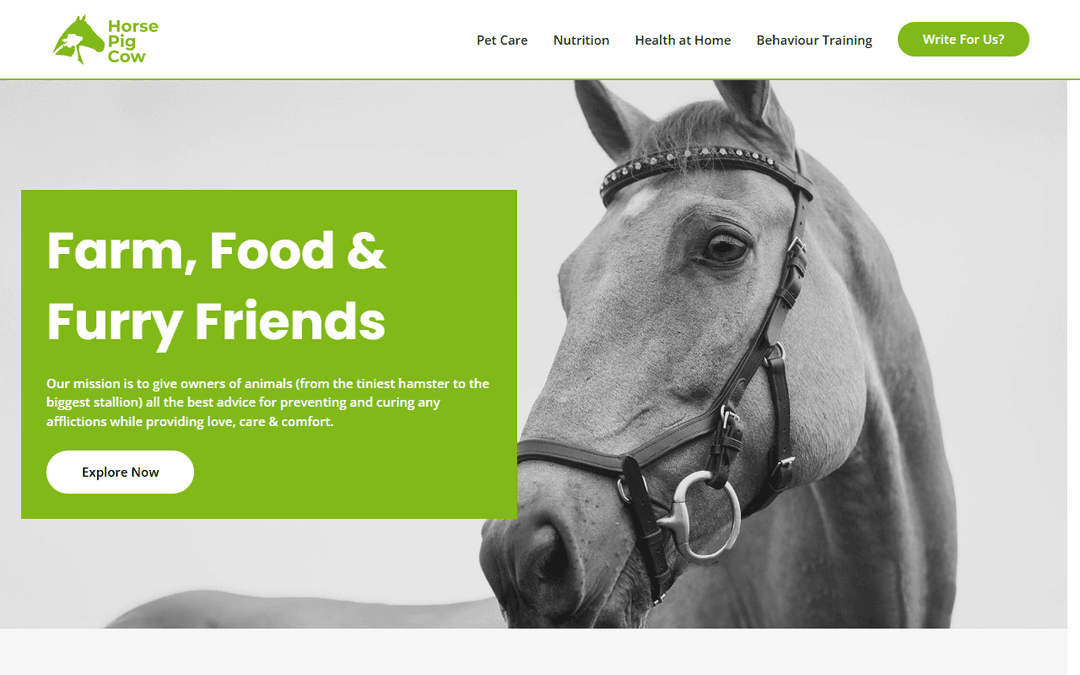 horsepigcow.com publisher screenshot