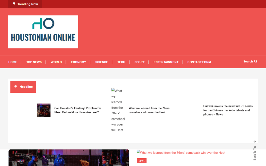 houstonianonline.com publisher screenshot
