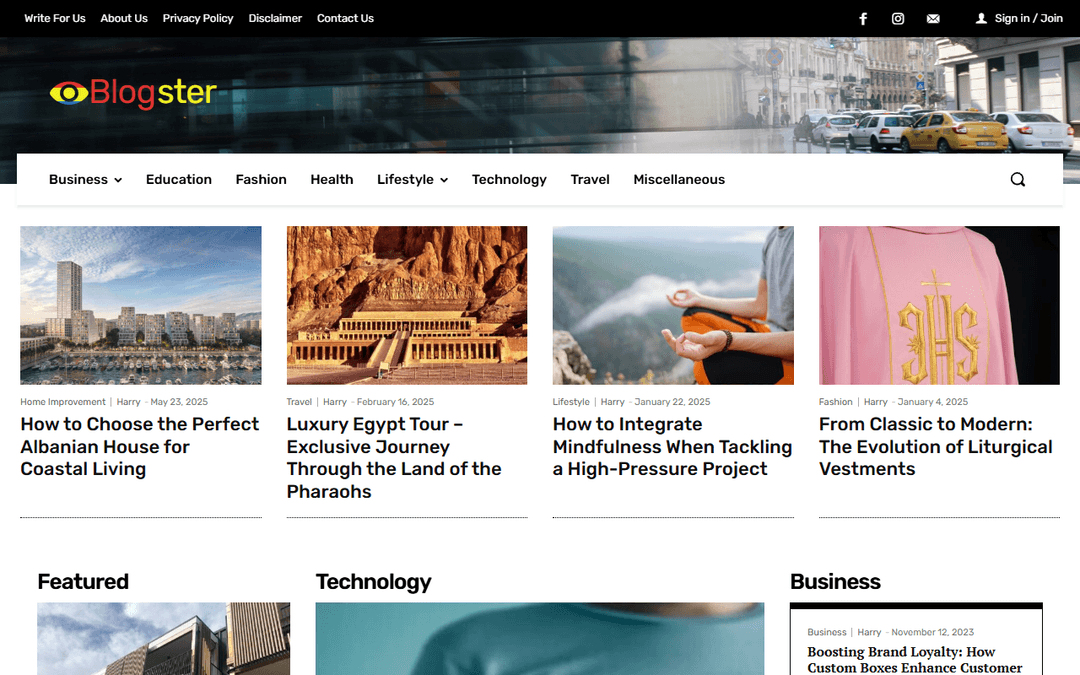 iblogster.com publisher screenshot
