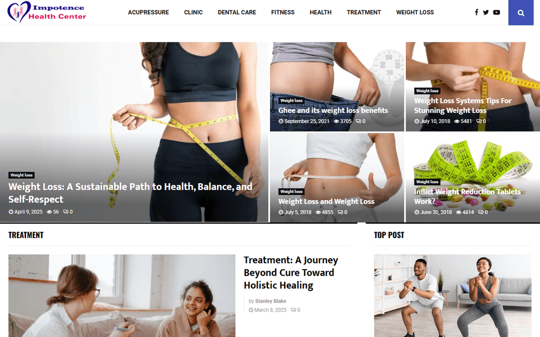 impotencehealthcenter.com publisher screenshot