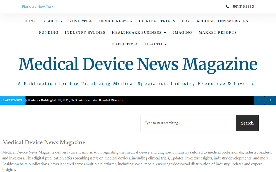 infomeddnews.com publisher screenshot