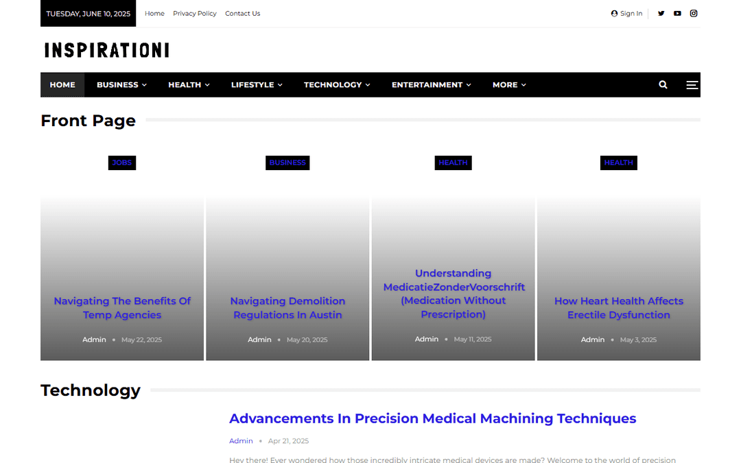 inspirationi.com publisher screenshot