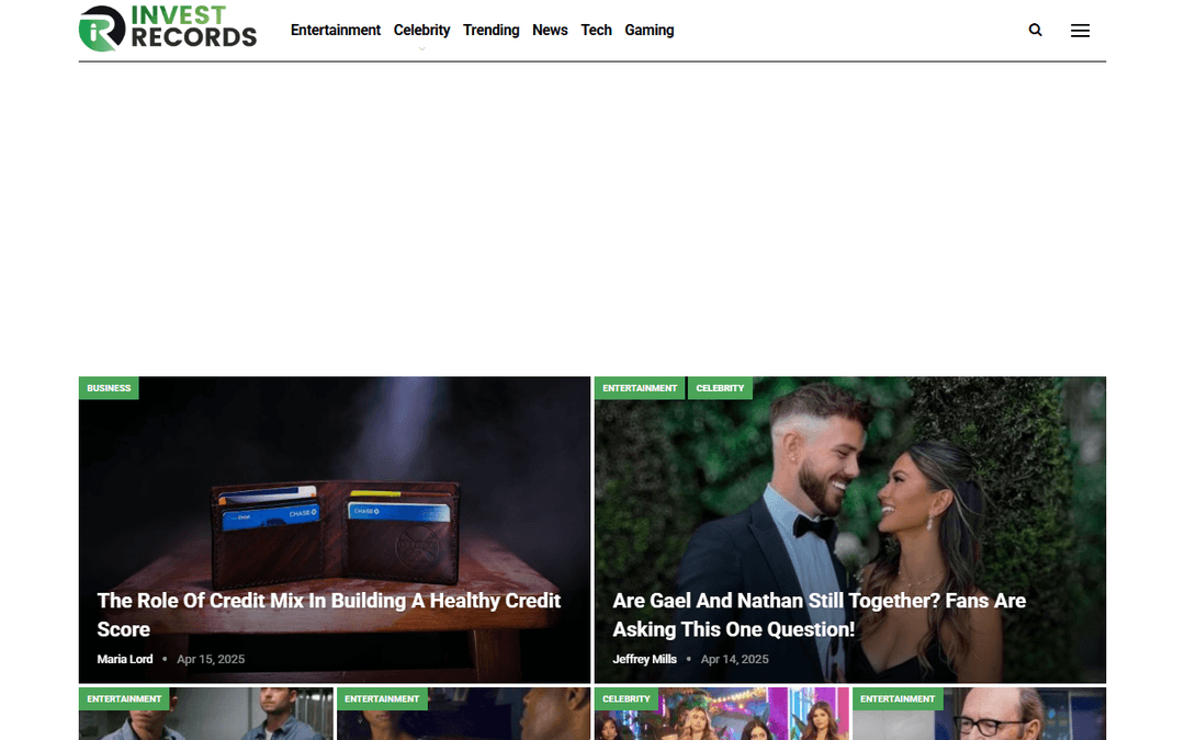 investrecords.com publisher screenshot