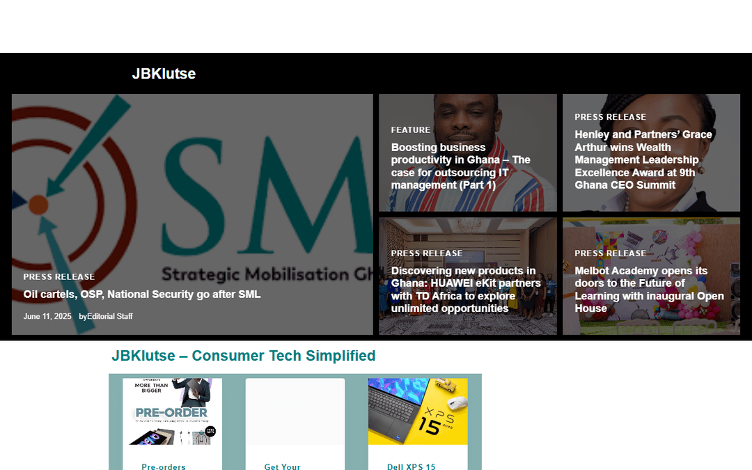 jbklutse.com publisher screenshot