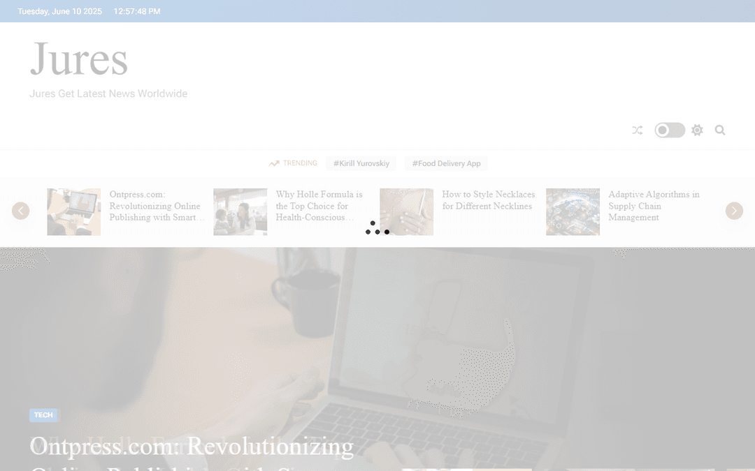 jures.co.uk publisher screenshot