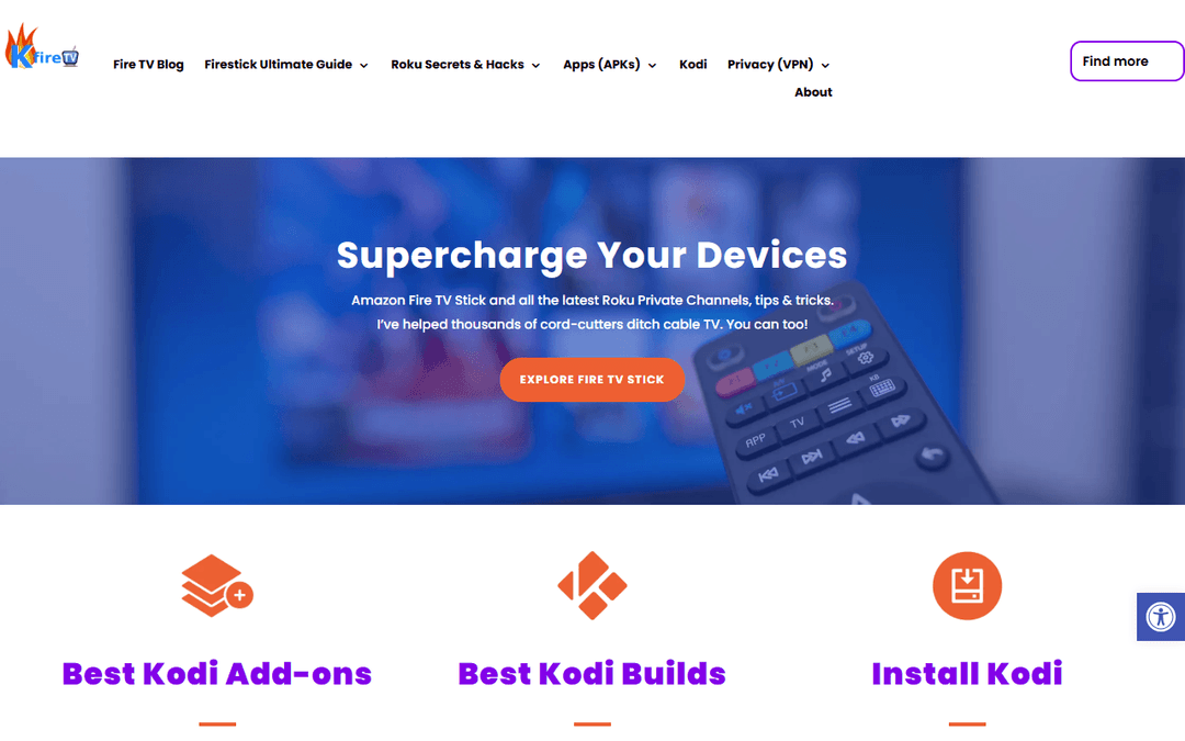 kodifiretvstick.com publisher screenshot