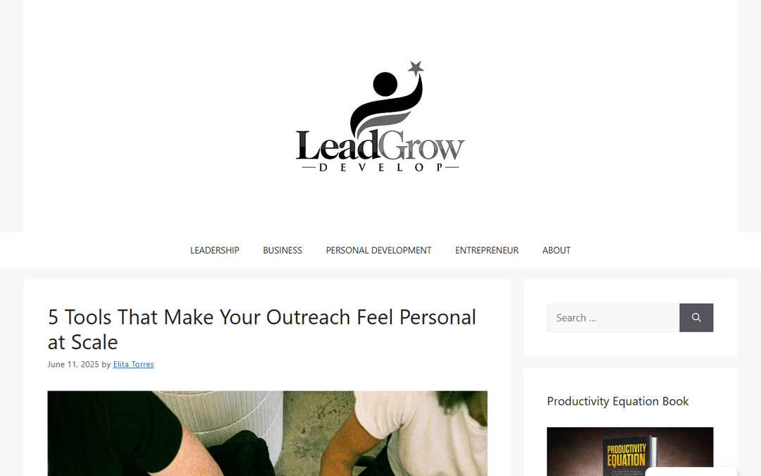 leadgrowdevelop.com publisher screenshot