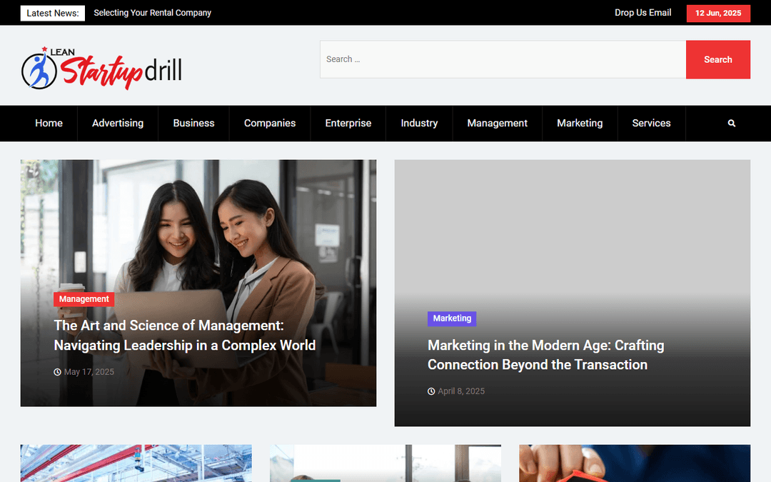 leanstartupdrill.com publisher screenshot