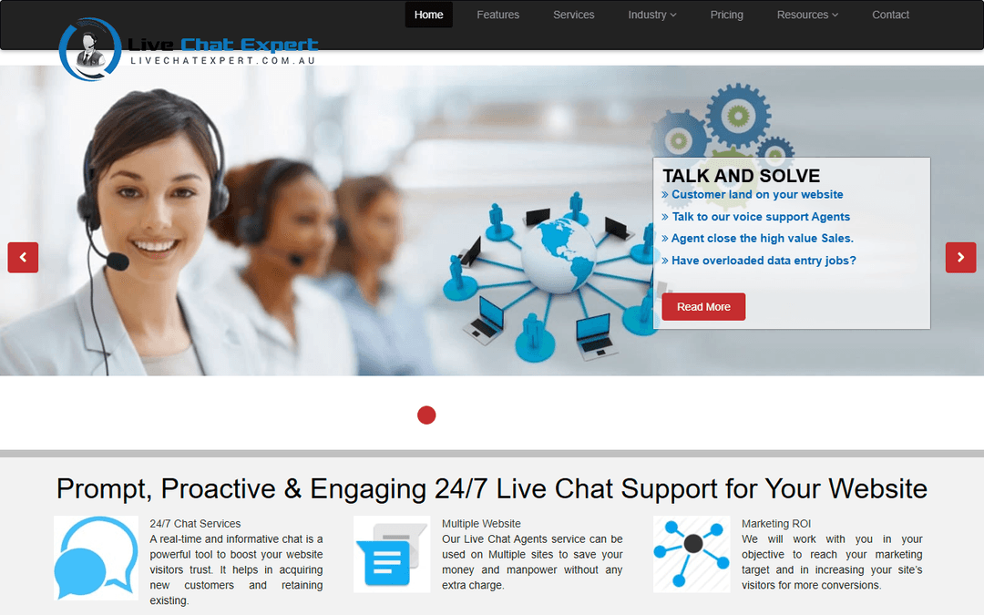 livechatexpert.com.au publisher screenshot