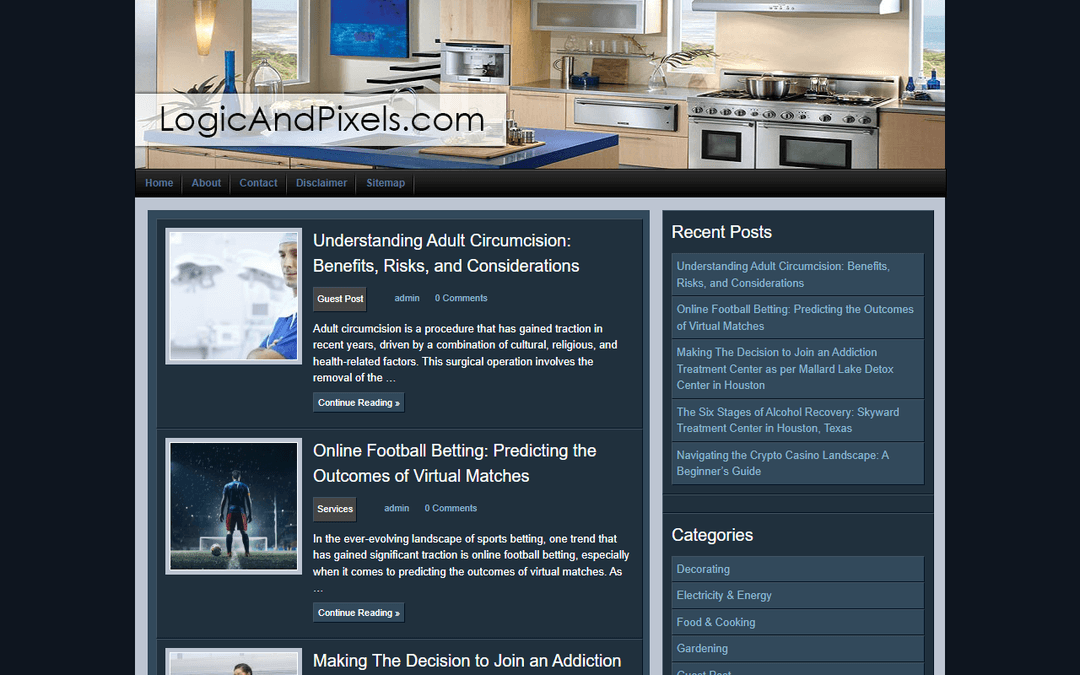logicandpixels.com publisher screenshot
