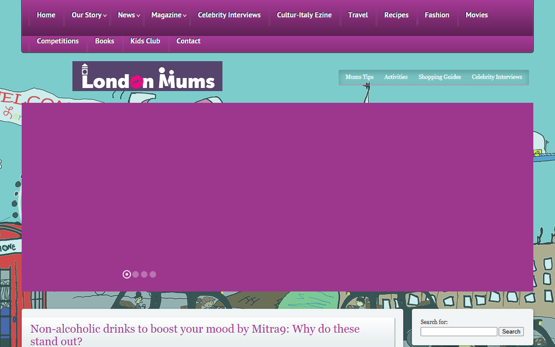 londonmumsmagazine.com publisher screenshot