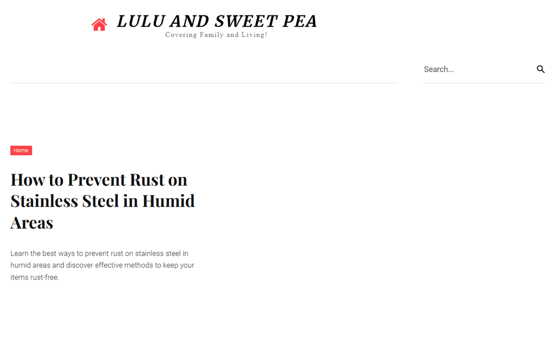 luluandsweetpea.com publisher screenshot