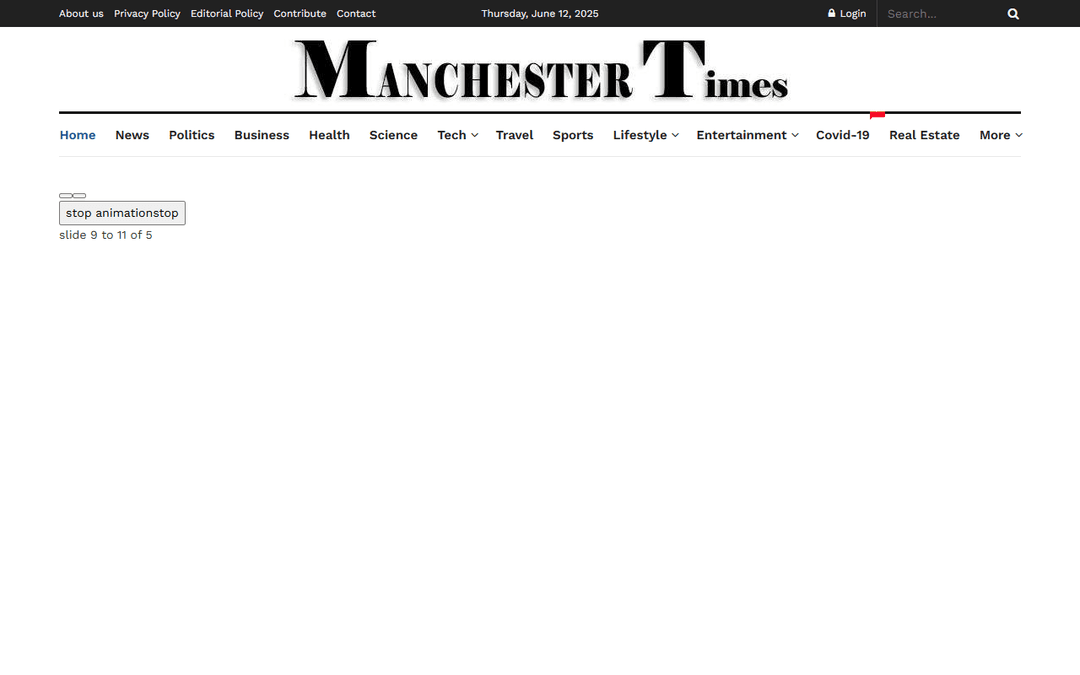 manchestertimes.co.uk publisher screenshot