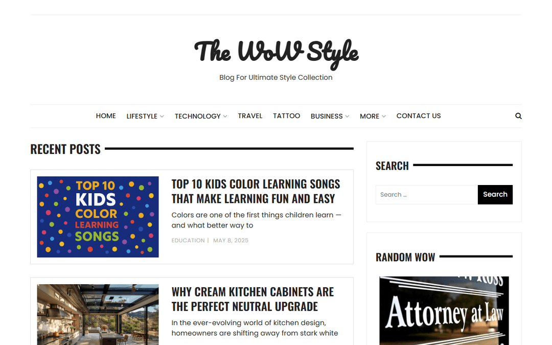 thewowstyle.com publisher screenshot