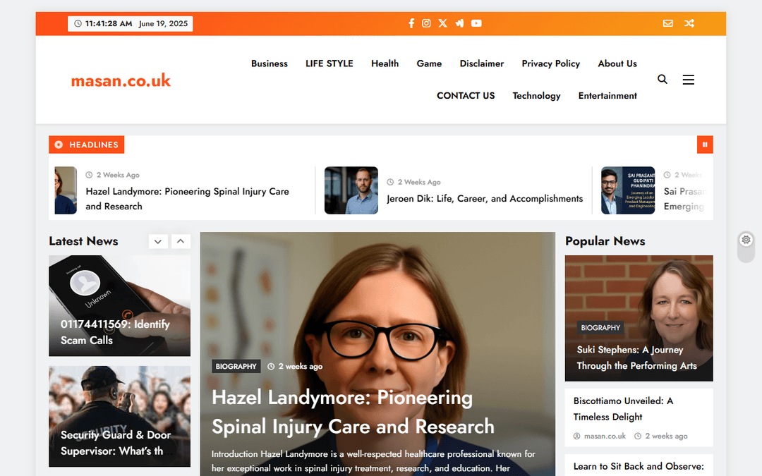 masan.co.uk publisher screenshot