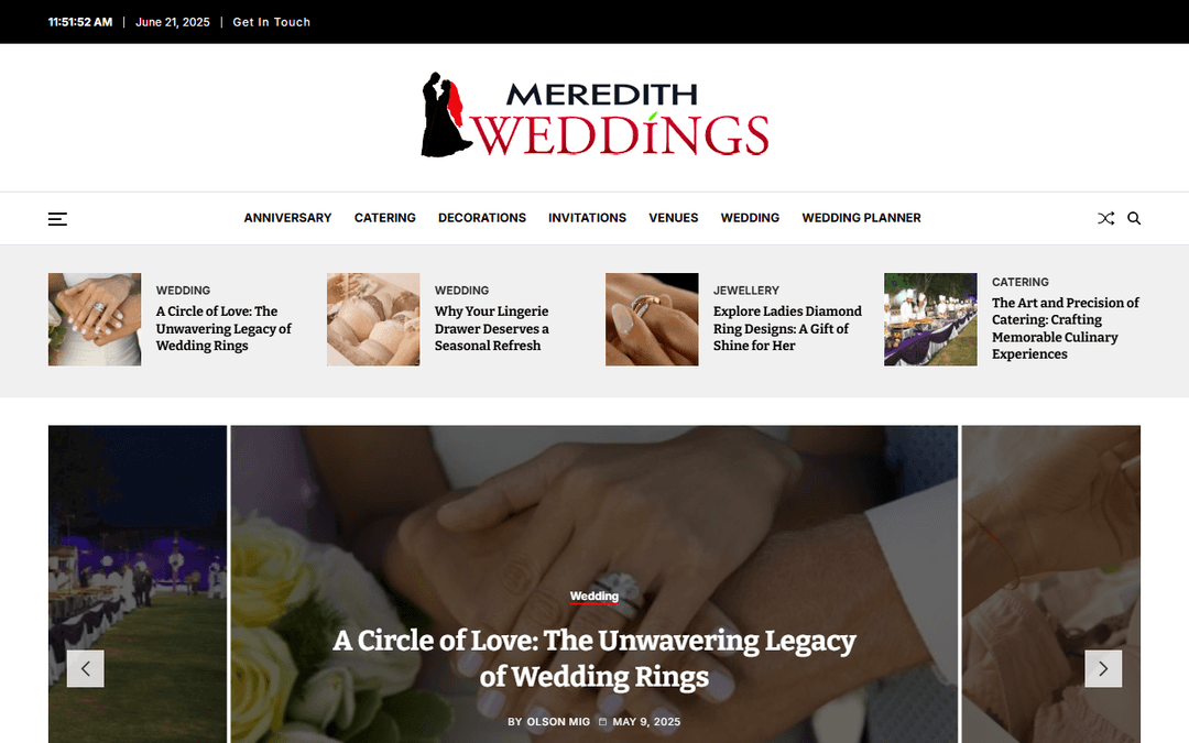 meredithweddings.com publisher screenshot